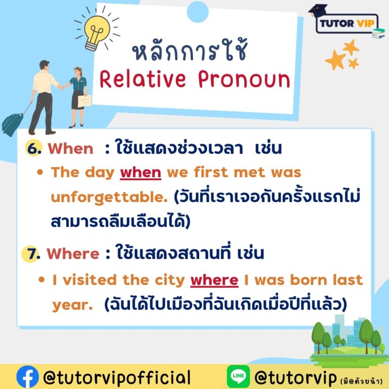 สรปวธใช Relative Pronoun แบบเขาใจงาย TUTOR VIP