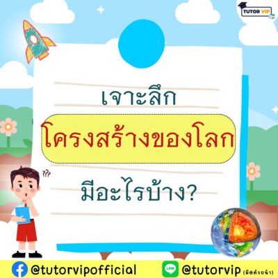 เจาะลึกโครงสร้างของโลกมีอะไรบ้าง