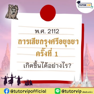 พ.ศ. 2112 การเสียกรุงอยุธยาครั้งที่ 1 เกิดขึ้นได้อย่างไร