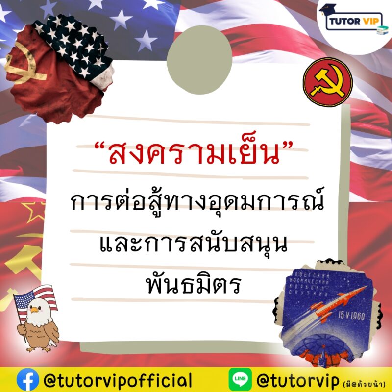 สงครามเย็น การต่อสู้ทางอุดมการณ์และการสนับสนุนพันธมิตร