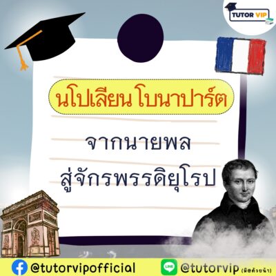 นโปเลียน โบนาปาร์ต จากนายพลสู่จักรพรรดิยุโรป